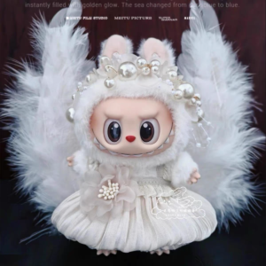 (No Dolls) For POP MART LABUBU The Monsters Plush Doll Replacing Clothes Wedding Dress