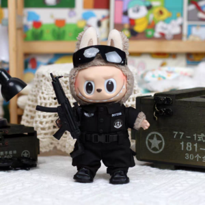 (No Dolls) For POP MART LABUBU The Monsters Plush Doll Replacing Clothes SEALs Uniform
